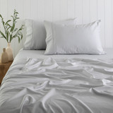 400TC Bamboo Cotton Silver Standard Pillowcase Pair [HABB400TC15PPDISSIL]