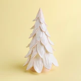 Wonderous Resin White Christmas Tree Statue [CHRCWONTS25W]