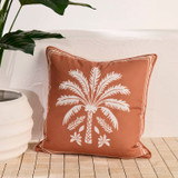 Tamba Caramel Palm Reversible Outdoor Cushion [SUNLTAMOCS26]