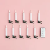 Christmas Tree Clip On LED Candle Pack of 10 [CHRHCARCPS26]