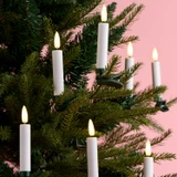 Christmas Tree Clip On LED Candle Pack of 10 [CHRHCARCPS26]
