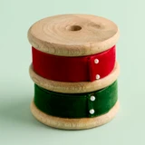 3m Red/Green Christmas Ribbon Pack of 2 [CHRLFABRIS26B]