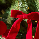 Halle Velvet Christmas Bow Pack of 2 [CHRLHALBOS26]