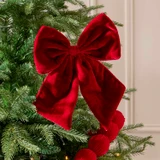 Lucy Velvet Christmas Bow [CHRLLUCBOS26]