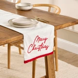Script Embroidered Christmas Table Runner [CHRLSCRTRS26]
