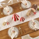 Script Embroidered Christmas Table Runner [CHRLSCRTRS26]