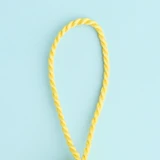Festive Fringe Yellow Christmas Hanging Decoration [CHRHFRIHS26C]