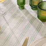 Greenwood Bow Christmas Table Cloth [CHRLGRETCS26]