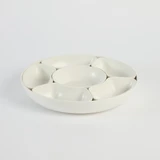 7 Piece Lazy Susan Chip n Dip Set [SUNLLAZCDS26]