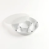 7 Piece Lazy Susan Chip n Dip Set [SUNLLAZCDS26]