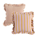 Audrey Reversible Two Tone Stripe Cushion [HABLAUDRE26]