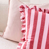 Audrey Reversible Two Tone Stripe Cushion [HABLAUDRE26]