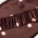 Chocolate Pink Polka Dot Silk Beauty Sleep Gift Box [MUSBSILKPC26C]
