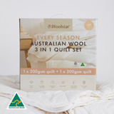 Every Season Australian Wool Quilt Set [HABBEVERY11]
