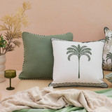 Zona Outdoor Small Square Plain Cushion [HABLZONAP18A]