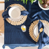 Alamosa Navy Table Linen Range [MUSLALAMO20C]