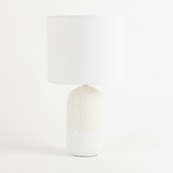 River White/Natural 54cm Table Lamp [AMALRIVER18B]