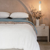 Greta White Quilt Cover Set [ESSBGRETA18C]