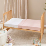 My First 340gsm Cotton Bamboo Blanket in Blush, Denim, White by Kids by Pillow Talk | Toddler - Pillow Talk