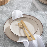 Palme Grey Table Linen [ESSLPALME20B]