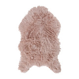 Hampshire Pink Faux Fur Rug [MUSLHAMPS17B]