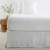 Washed Linen White Valance [MUSBLINEN20_VAL]