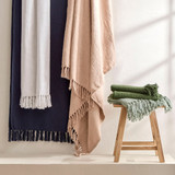 Bondi Cotton Extra Large Throw [HABLBONDI20]