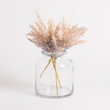Artificial Dried Pampas Grass Pick in Brown by Habitat | 1x Artificial Foliage Stem - Pillow Talk