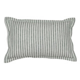Sahara Linen Striped Square Feather Cushion [MUSLSAHAA21]