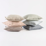 Sahara Linen Striped Square Feather Cushion [MUSLSAHAA21]