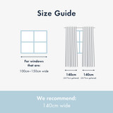 Washed Linen White Sheer Curtain Set of 2 [MUSBLINEN21A]