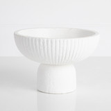 Circa White Decorative Pot [HABLCIRCA21D]