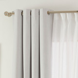 Malia Silver Blockout Curtain Pair [HABBMALIA21B]