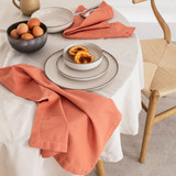 Pelham Clay Cotton Table Linen Range [HABLPELHC21E]