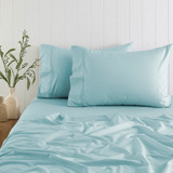 250TC Aqua Plain Dye Standard Pillowcase Pair [HABB250TC09B_PPRDIS]