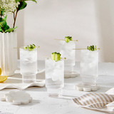 Mila Ribbed Clear Highball Glasses Set of 4 [MUSLMILAGL21B]