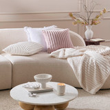 Denali Faux Fur Square Cushion [MUSLDENAC21]