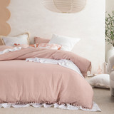 Talia Blush Quilt Cover Set [ESSBTALIA22C]