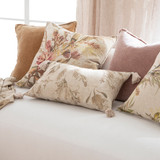 Amity Tasselled Linen Cotton Oblong Cushion [MUSLAMITC21-OBL]