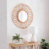 Tali Natural Rattan Mirror [MUSLTALI22B]