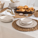 Ceramic Speckle Moonbeam Dinnerware [HABKSPECK22B]