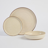 Ceramic Speckle Moonbeam Dinnerware [HABKSPECK22B]