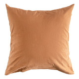 Stonewashed Cotton Tan European Pillowcase [HABBSTONE22F_EUR]