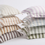 Frankie Stripe Feather Cushion [HABLFRASC21]