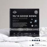 Year Round 90/10 Goose Down Quilt [GREBYEARR22]