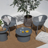 Portsea Grey Outdoor Chair [HABLPORTS21A]