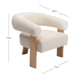 Ollie Boucle Occasional Chair [MUSLOLLCH23]