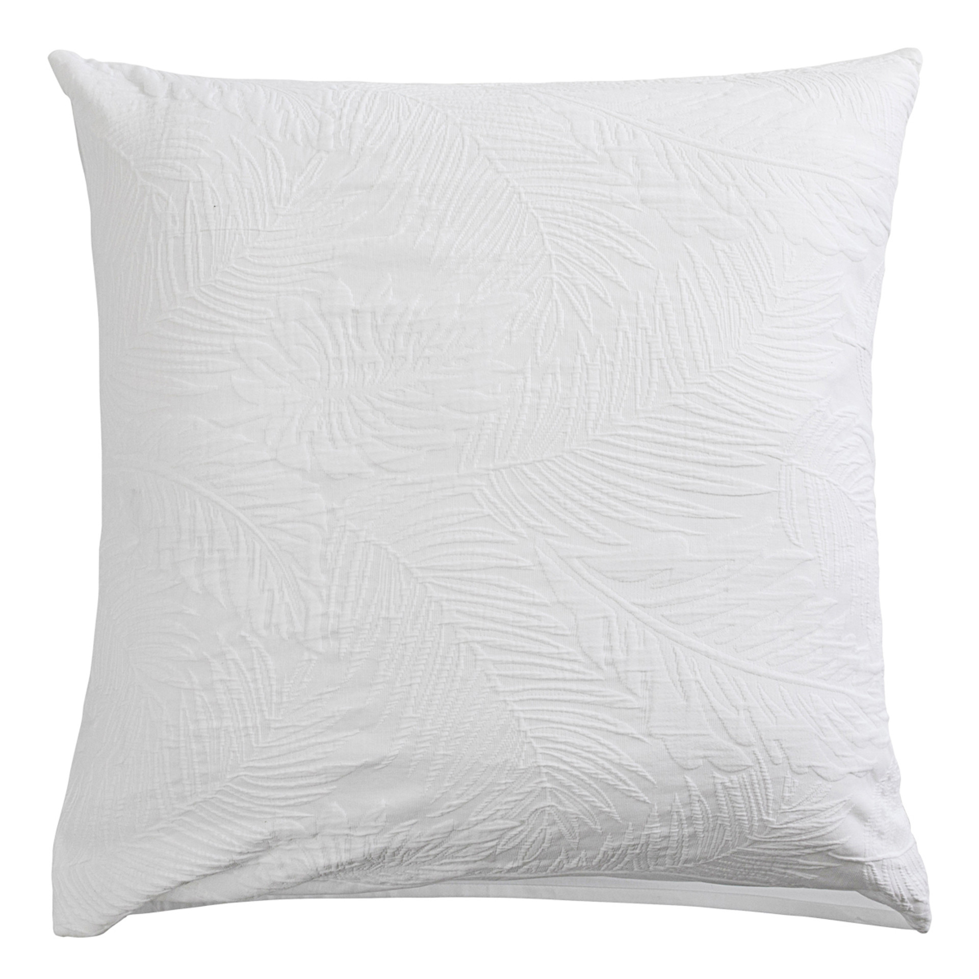 Laguna Palm White European Pillowcase [HABBLAGUN19_EUR] - Pillow Talk