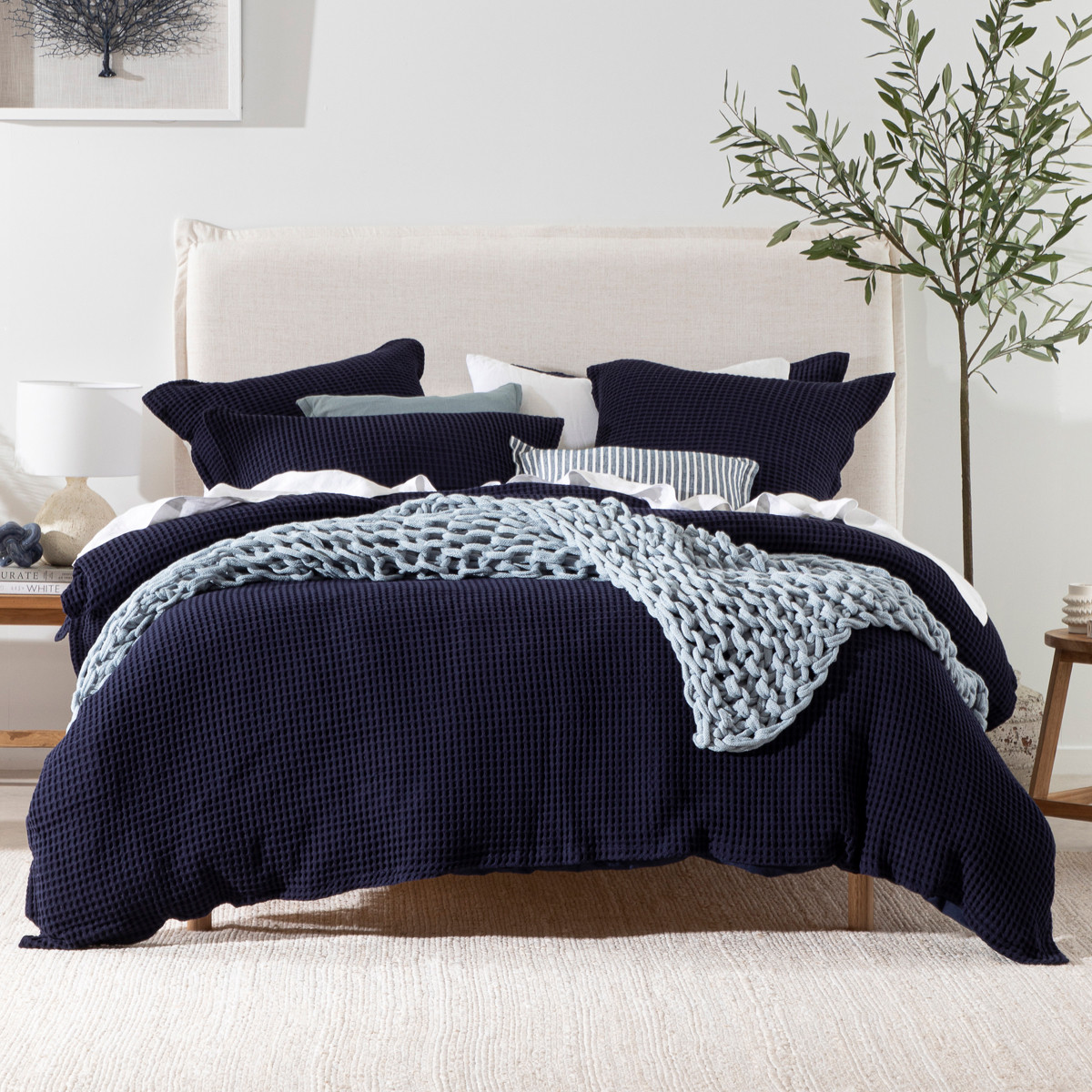 Luna Chunky Knit Throw Pillow Talk
