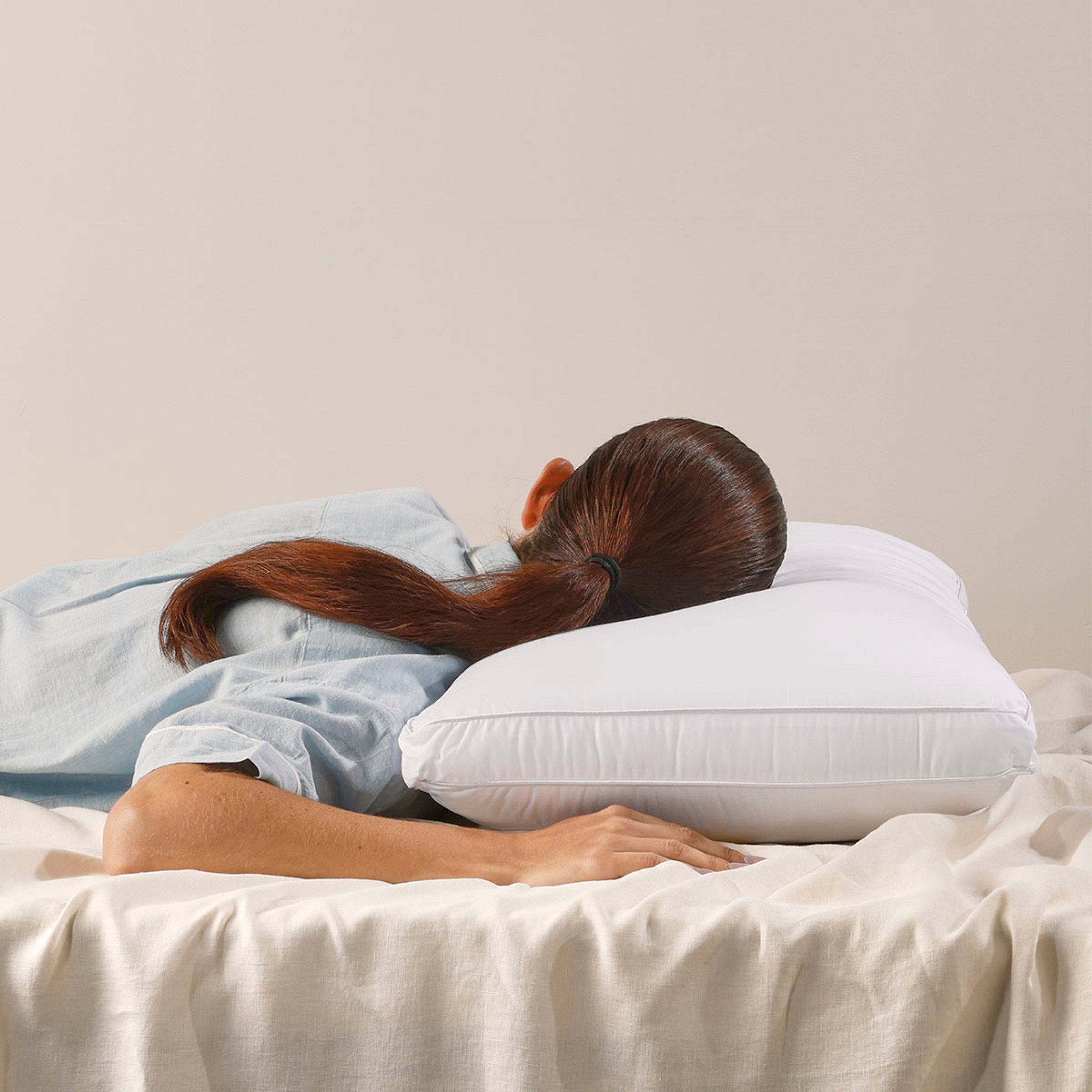 Gusseted Low Soft Pillow [HERBGUSTD01D] Pillow Talk